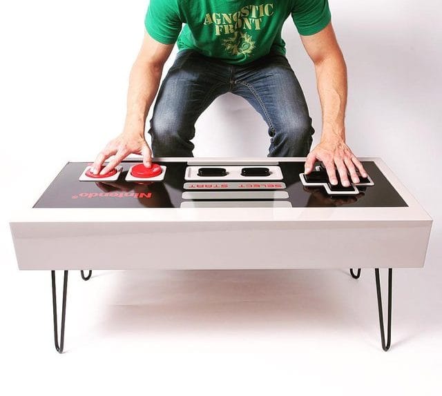 Nintendo Game Controller Coffee Table