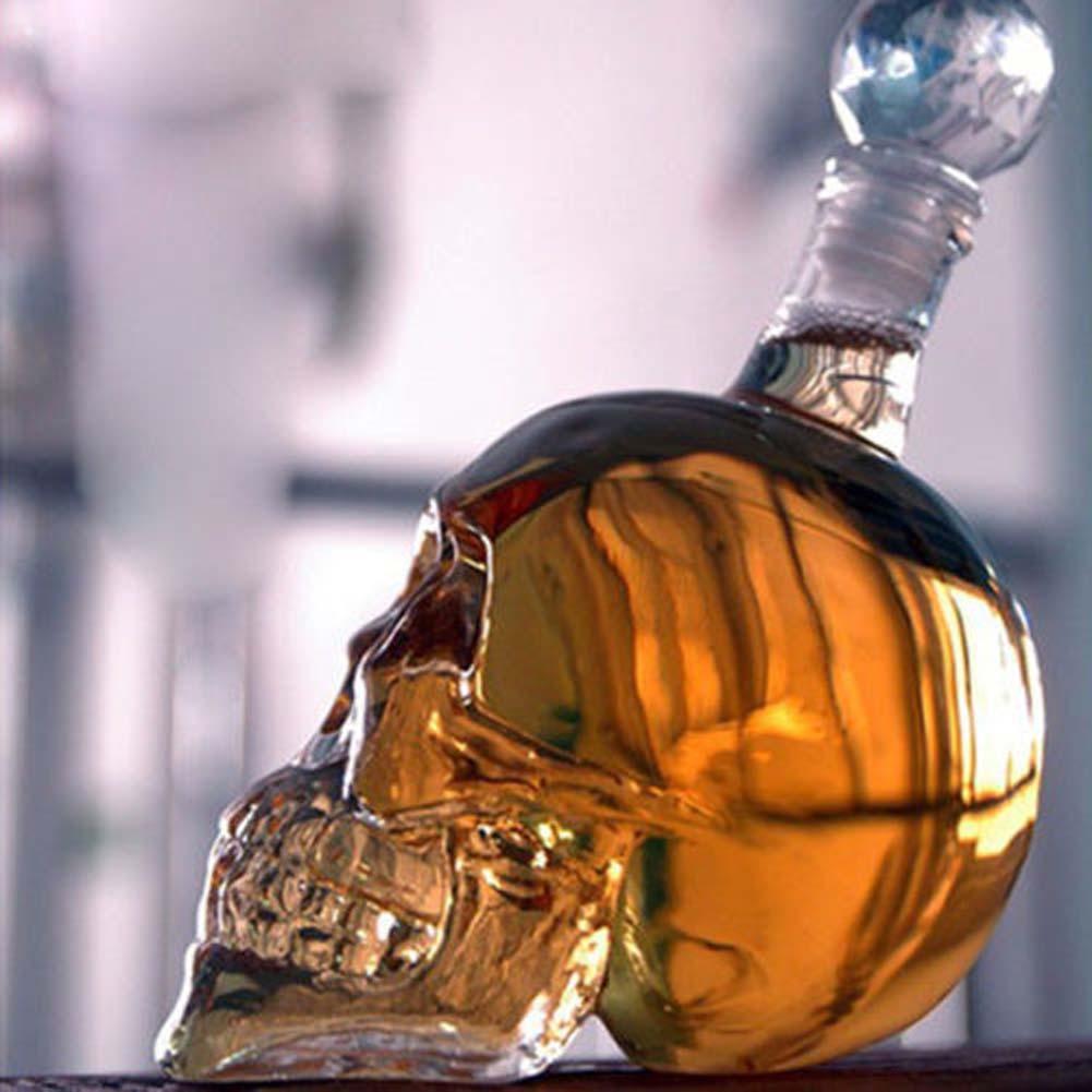 Skull whiskey decanter