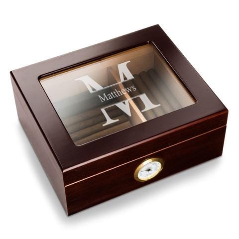 Personalized Cigar Humidor