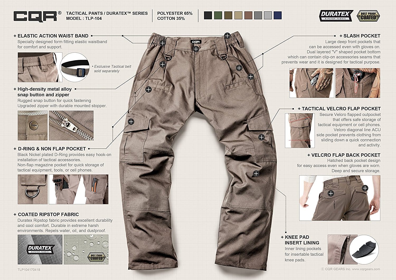 CQR Tactical Pants