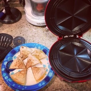 Hamilton Beach Quesadilla Maker In Use