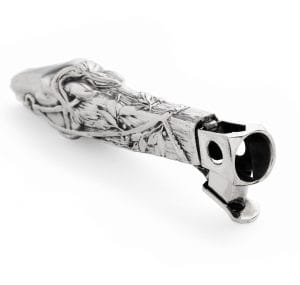 close-up-silver-plate-horse-head-cigar-cutter