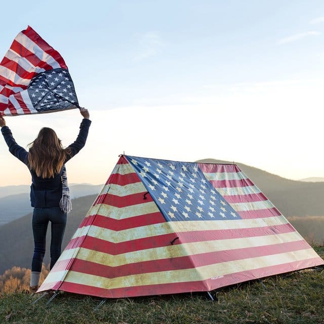 American Flag Glory Tent