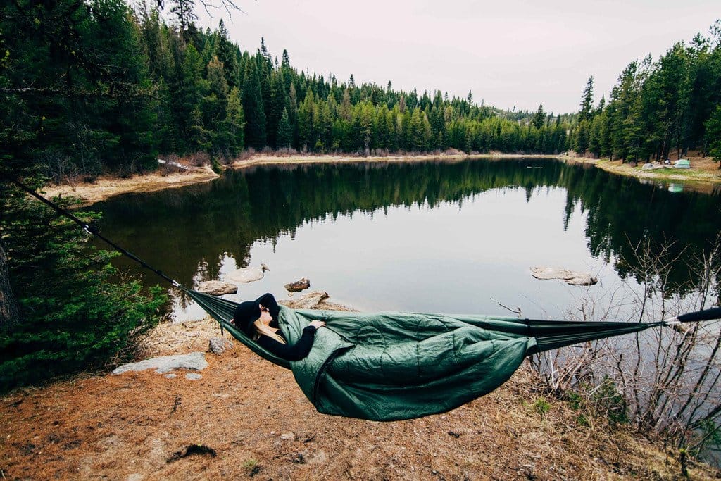 sleeping bag hammock