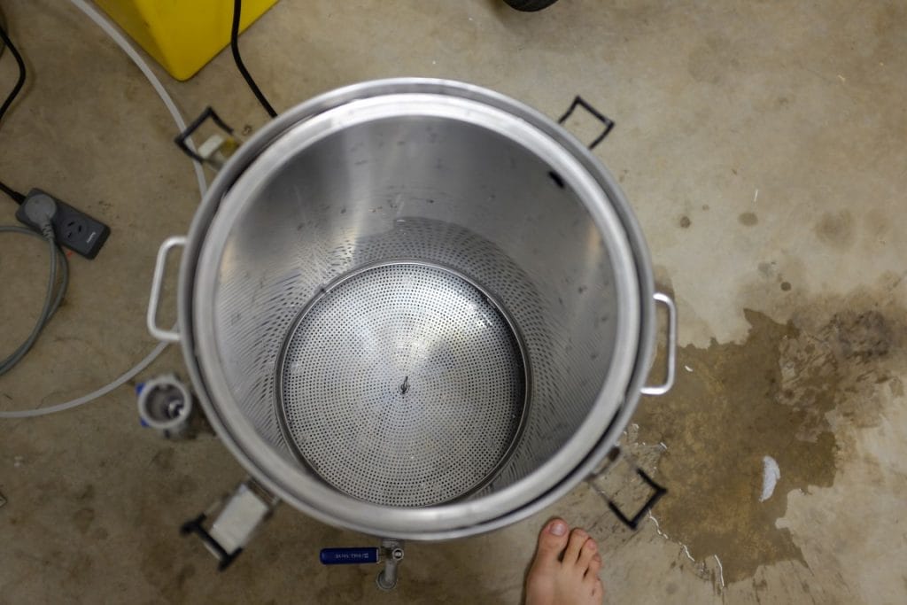 Malt pipe in Robobrew