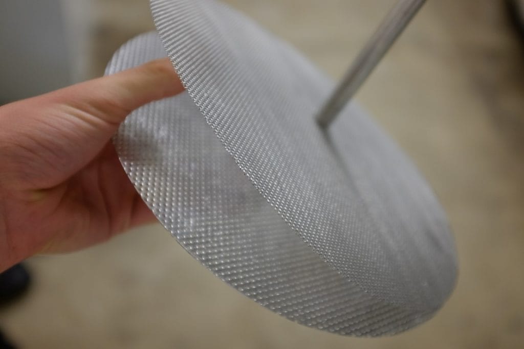 Fine mesh sections in Robobrew