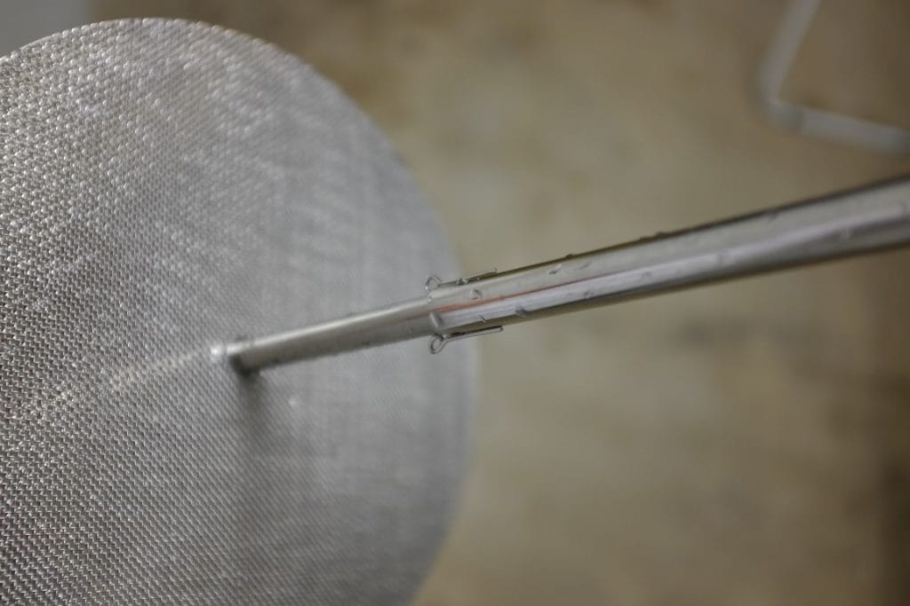 Overflow pipe in Robobrew