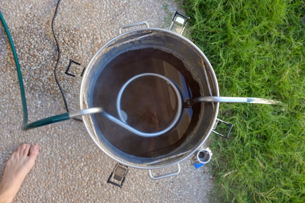 Chilling the wort