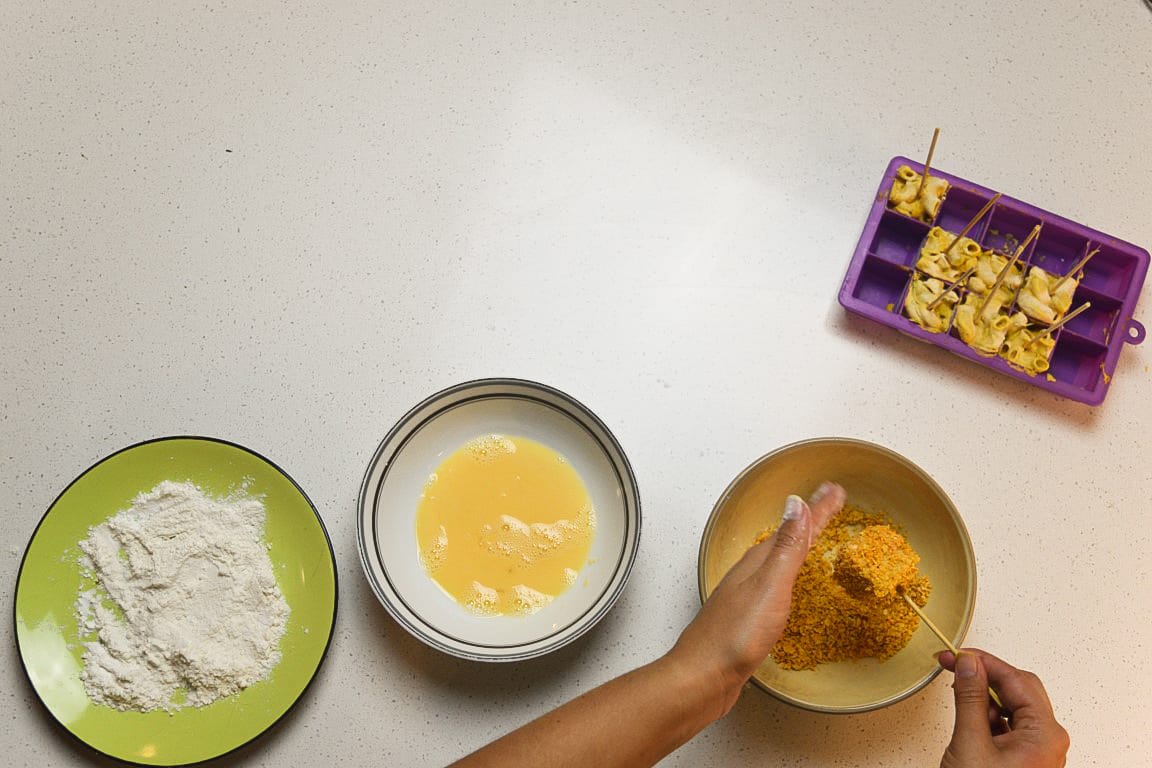 Deep Fried Macaroni And Cheese Bites